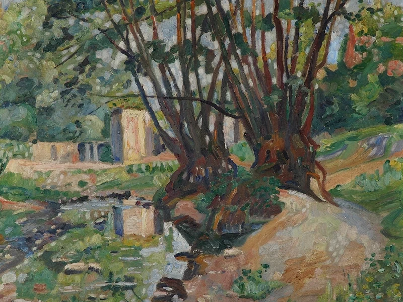 1862-Ernest de Chamaillard - Paesaggio